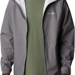 Columbia Men's Stiff Guide Rain Jacket City Grey -Columbia Sales Store unnamed file 1025
