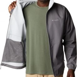 Columbia Men's Stiff Guide Rain Jacket City Grey -Columbia Sales Store unnamed file 1027