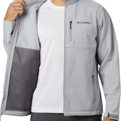 Columbia Men's Ascender Softshell Wind Jacket Columbia Grey -Columbia Sales Store unnamed file 1056