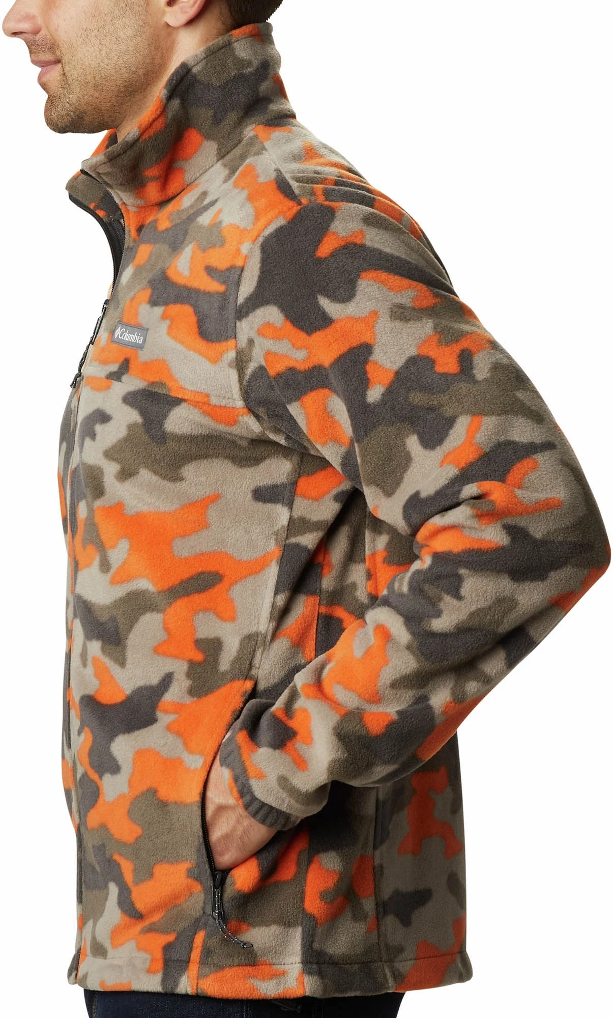 Columbia Men's Steen Mountain Print Jacket Stone Green Plaid 5 Columbia Men's Steen Mountain Print Jacket Stone Green Plaid - Image 3