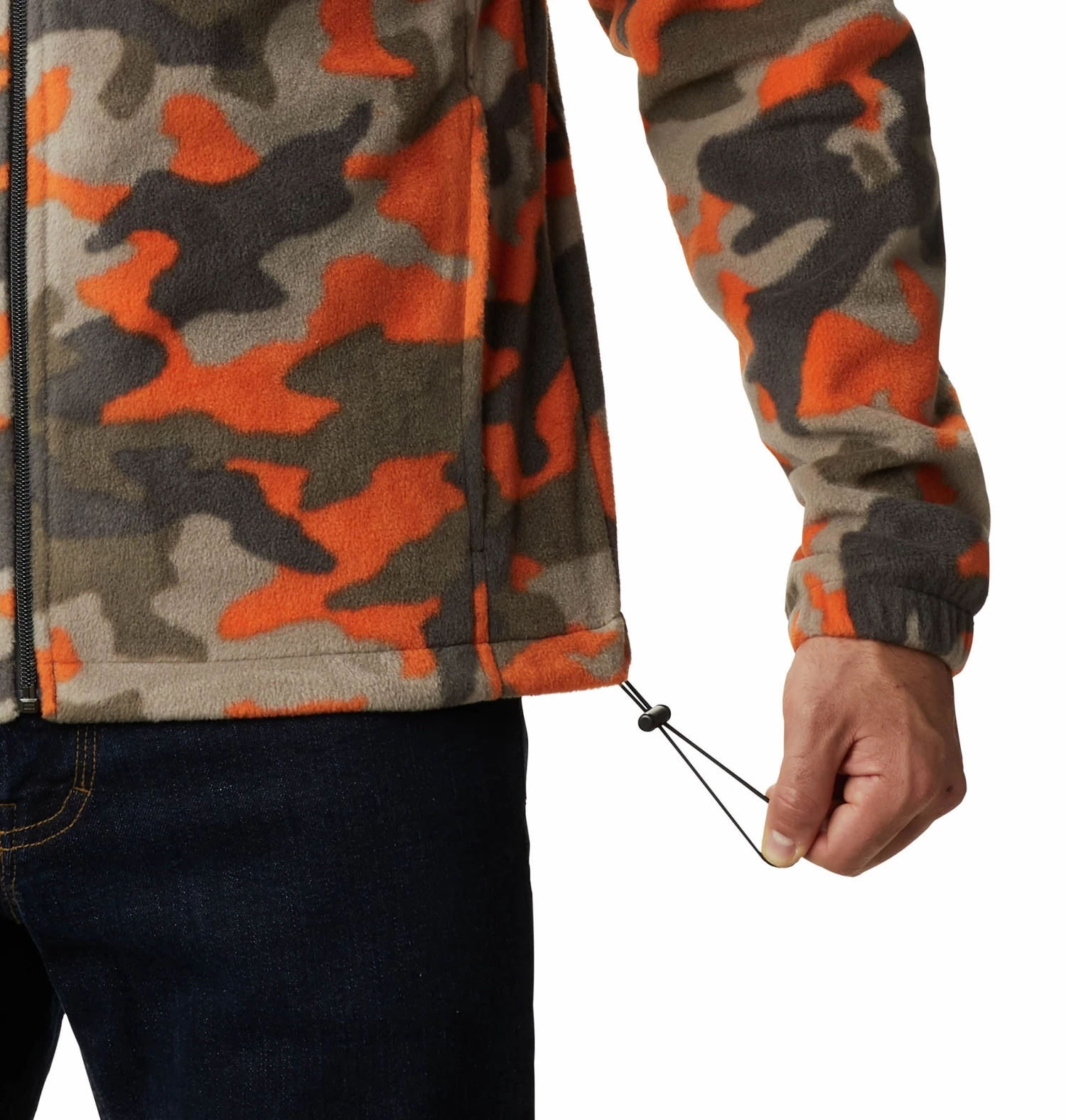 Columbia Men's Steen Mountain Print Jacket Stone Green Plaid 8 Columbia Men's Steen Mountain Print Jacket Stone Green Plaid - Image 6