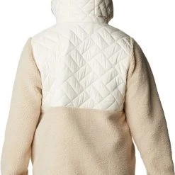 Columbia Women's Sweet View Fleece Hooded Pullover Stone Grn/cyprss Trd Cmo -Columbia Sales Store unnamed file 1096