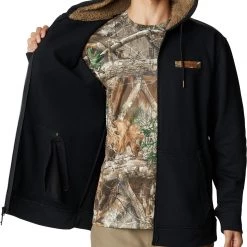 Columbia Men's Roughtail Sherpa Field Hoodie Flax/chalk -Columbia Sales Store unnamed file 1121