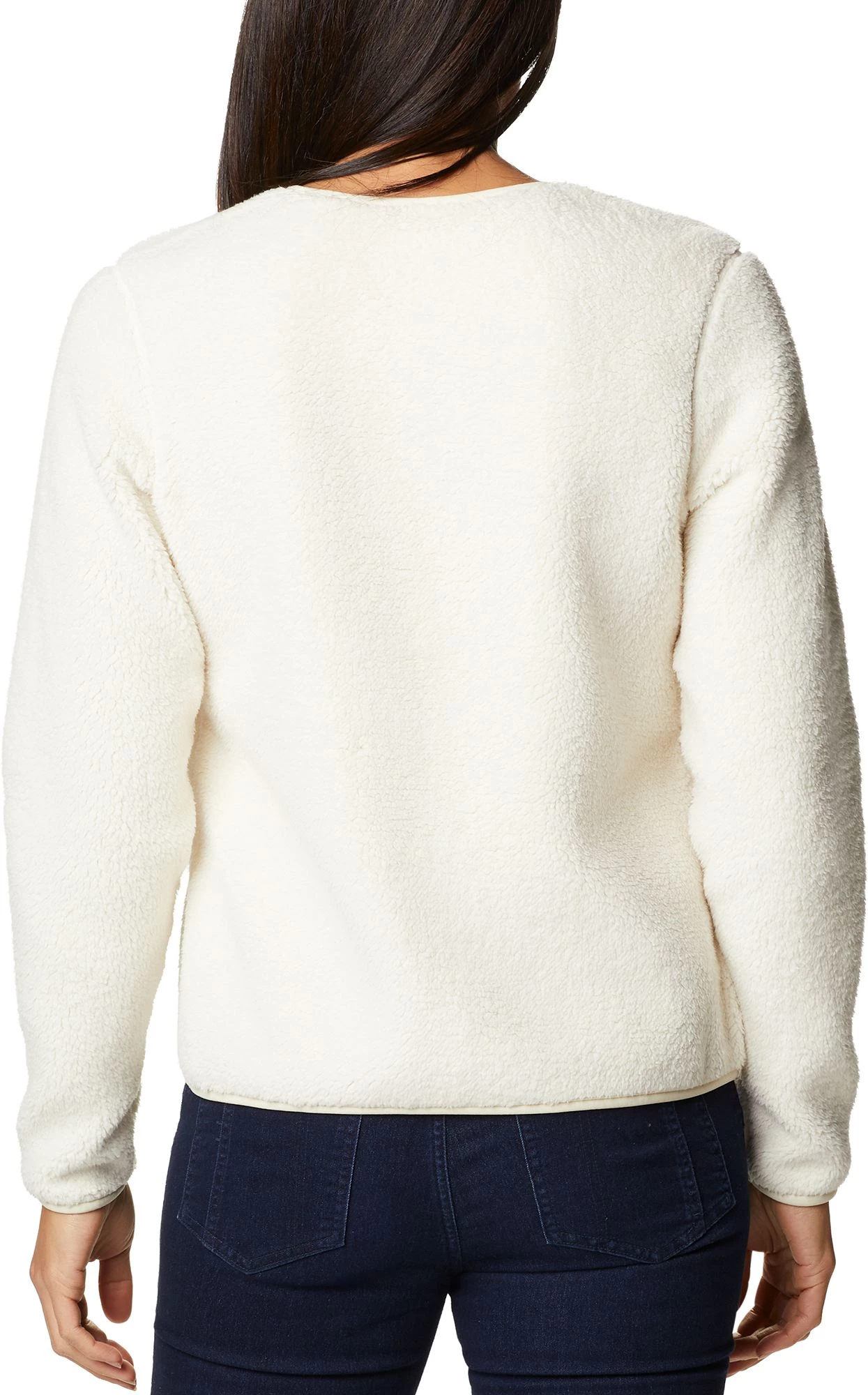 Columbia Women's West Bend Crewneck Sweatshirt Chalk/chalk Wolfscape 4 Columbia Women's West Bend Crewneck Sweatshirt Chalk/chalk Wolfscape - Image 2