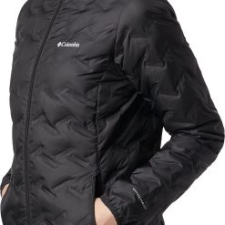 Columbia Women's Delta Ridge Down Hooded Jacket Black -Columbia Sales Store unnamed file 1185