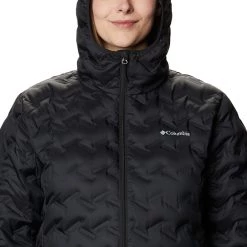 Columbia Women's Delta Ridge Down Hooded Jacket Black -Columbia Sales Store unnamed file 1192