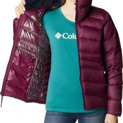 Columbia Women's Autumn Park Down Hooded Jacket Stone Green -Columbia Sales Store unnamed file 1197