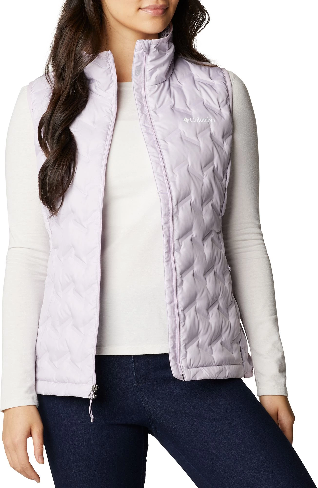 Columbia Women's Delta Ridge Down Vest Pale Lilac 3 Columbia Women's Delta Ridge Down Vest Pale Lilac