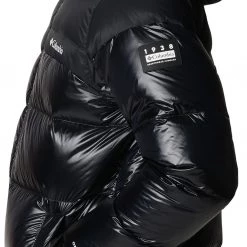 Columbia Men's Bulo Point II Down Jacket Black Shiny/black Logo -Columbia Sales Store unnamed file 1283