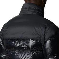Columbia Men's Bulo Point II Down Jacket Black Shiny/black Logo -Columbia Sales Store unnamed file 1288