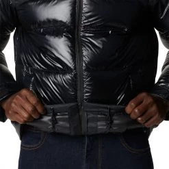 Columbia Men's Bulo Point II Down Jacket Black Shiny/black Logo -Columbia Sales Store unnamed file 1289
