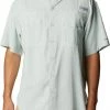 Columbia Men's PFG Tamiami II Short Sleeve Shirt Light Jade