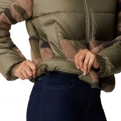 Columbia Women's Leadbetter Point Sherpa Hybrid Jacket Stone Grn/cyprss Md Cmo -Columbia Sales Store unnamed file 1344