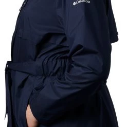 Columbia Women's Pardon My Trench Rain Jacket Dark Nocturnal -Columbia Sales Store unnamed file 1363