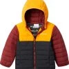 Columbia Little Boys' Powder Lite Hooded Jacket Shark/flame Ornge/rd Jspr -Columbia Sales Store unnamed file 1366