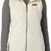 Columbia Women's Fire Side Sherpa Vest Jacket Shark Stripe -Columbia Sales Store unnamed file 1379