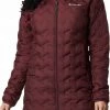 Columbia Women's Delta Ridge Long Down Jacket Malbec -Columbia Sales Store unnamed file 1421