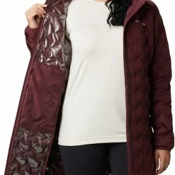 Columbia Women's Delta Ridge Long Down Jacket Malbec -Columbia Sales Store unnamed file 1425