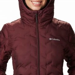 Columbia Women's Delta Ridge Long Down Jacket Malbec -Columbia Sales Store unnamed file 1426