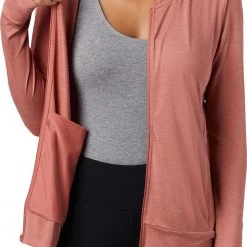 Columbia Women's Place To Place II Full-Zip Dark Coral Heather 10 Columbia Women's Place To Place II Full-Zip Dark Coral Heather -Columbia Sales Store unnamed file 1434