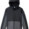 Columbia Boys' Point Park Lined Windbreaker Jacket Black -Columbia Sales Store unnamed file 1460