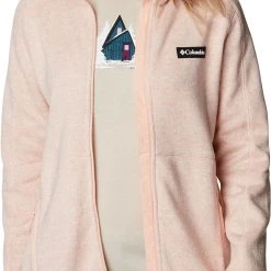 Columbia Women's Sweater Weather Full Zip Jacket Black Heather -Columbia Sales Store unnamed file 1483