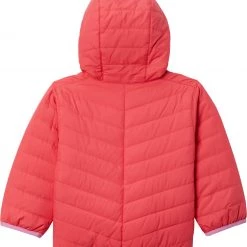 Columbia Toddler Girls' Reversible Double Trouble Insulated Jacket For Boys' Brght Geranium/pnk Orchid -Columbia Sales Store unnamed file 1506