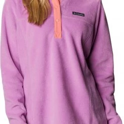 Columbia Women's Benton Springs ½ Snap Fleece Pullover Dark Nocturnal/plum