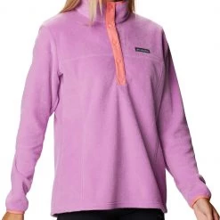 Columbia Women's Benton Springs ½ Snap Fleece Pullover Dark Nocturnal/plum -Columbia Sales Store unnamed file 1531