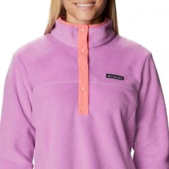 Columbia Women's Benton Springs ½ Snap Fleece Pullover Dark Nocturnal/plum -Columbia Sales Store unnamed file 1532