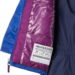 Columbia Youth Buga Jacket And Snow Bib Set For Girls' Lapis Blue Dotscape/plum -Columbia Sales Store unnamed file 1540