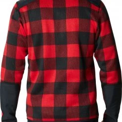 Columbia Men's Sweater Weather Printed 1/2 Zip Pullover Mountain Red Buf Print -Columbia Sales Store unnamed file 1557
