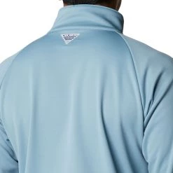 Columbia PFG Men's Tackle ¼ Zip Fleece Pullover Vivid Blue/white Logo -Columbia Sales Store unnamed file 1565
