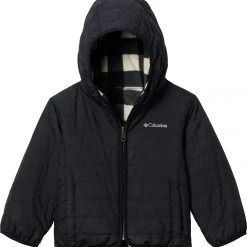 Columbia Toddler Boys' Reversible Double Trouble Insulated Jacket For Girls' Mountain Red