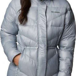 Columbia Women's Peak To Park II Insulated Hooded Jacket Tradewinds Grey
