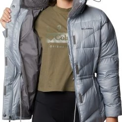 Columbia Women's Peak To Park II Insulated Hooded Jacket Tradewinds Grey -Columbia Sales Store unnamed file 1592