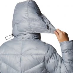Columbia Women's Peak To Park II Insulated Hooded Jacket Tradewinds Grey -Columbia Sales Store unnamed file 1594