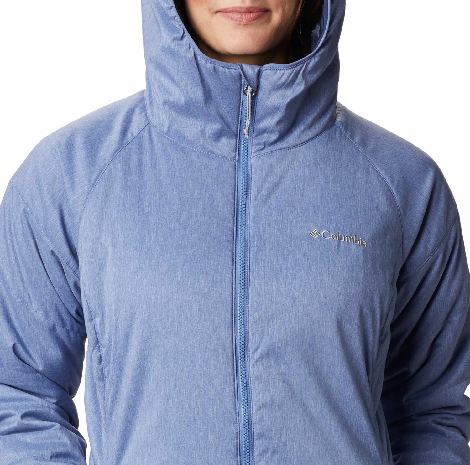 Columbia Women's Kruser Ridge II Plush Softshell Jacket Velvet Cove Heather 6 Columbia Women's Kruser Ridge II Plush Softshell Jacket Velvet Cove Heather - Image 4