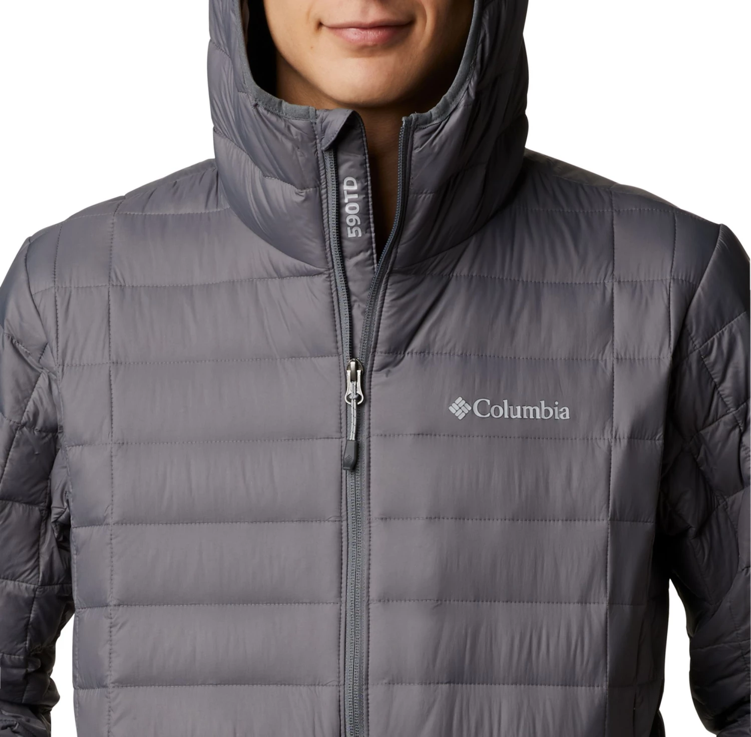 Columbia Men's VooDoo Falls 590 TurboDown Insulated Jacket City Grey 7 Columbia Men's VooDoo Falls 590 TurboDown Insulated Jacket City Grey - Image 5