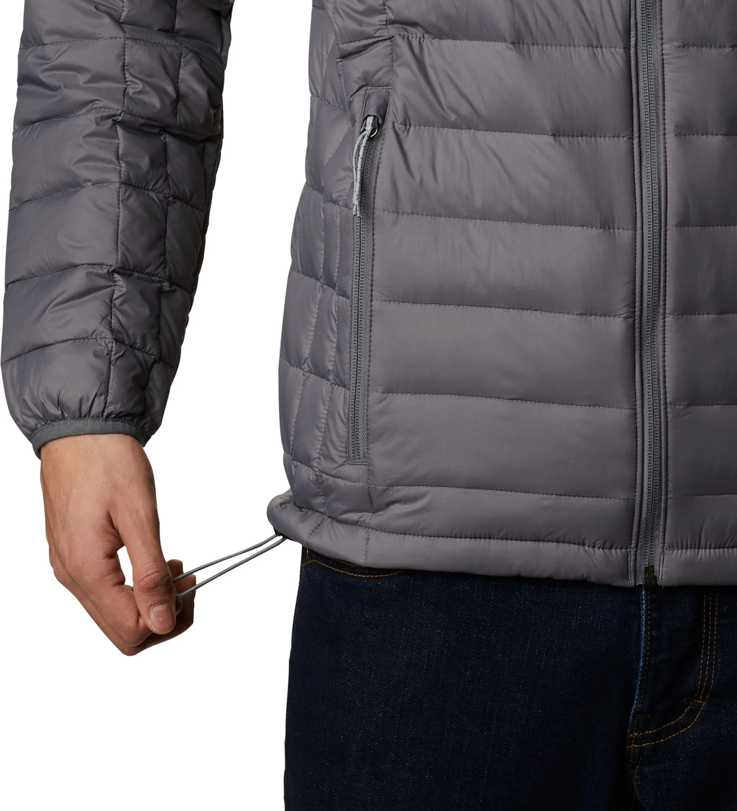 Columbia Men's VooDoo Falls 590 TurboDown Insulated Jacket City Grey 8 Columbia Men's VooDoo Falls 590 TurboDown Insulated Jacket City Grey - Image 6