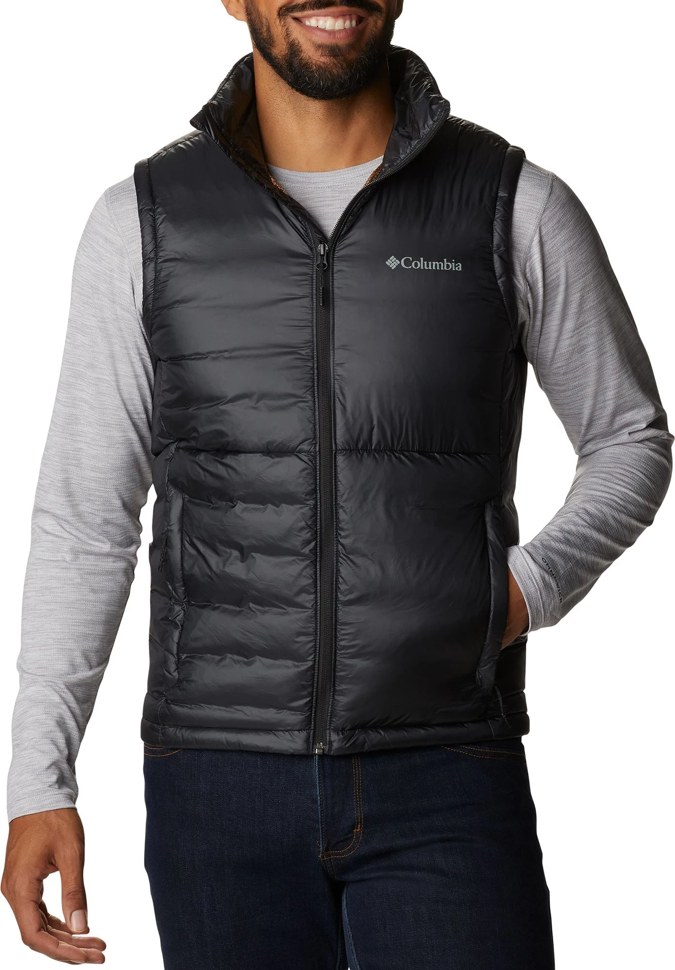 Columbia Men's Infinity Summit Double Wall Down Vest Black 2 Columbia Men's Infinity Summit Double Wall Down Vest Black