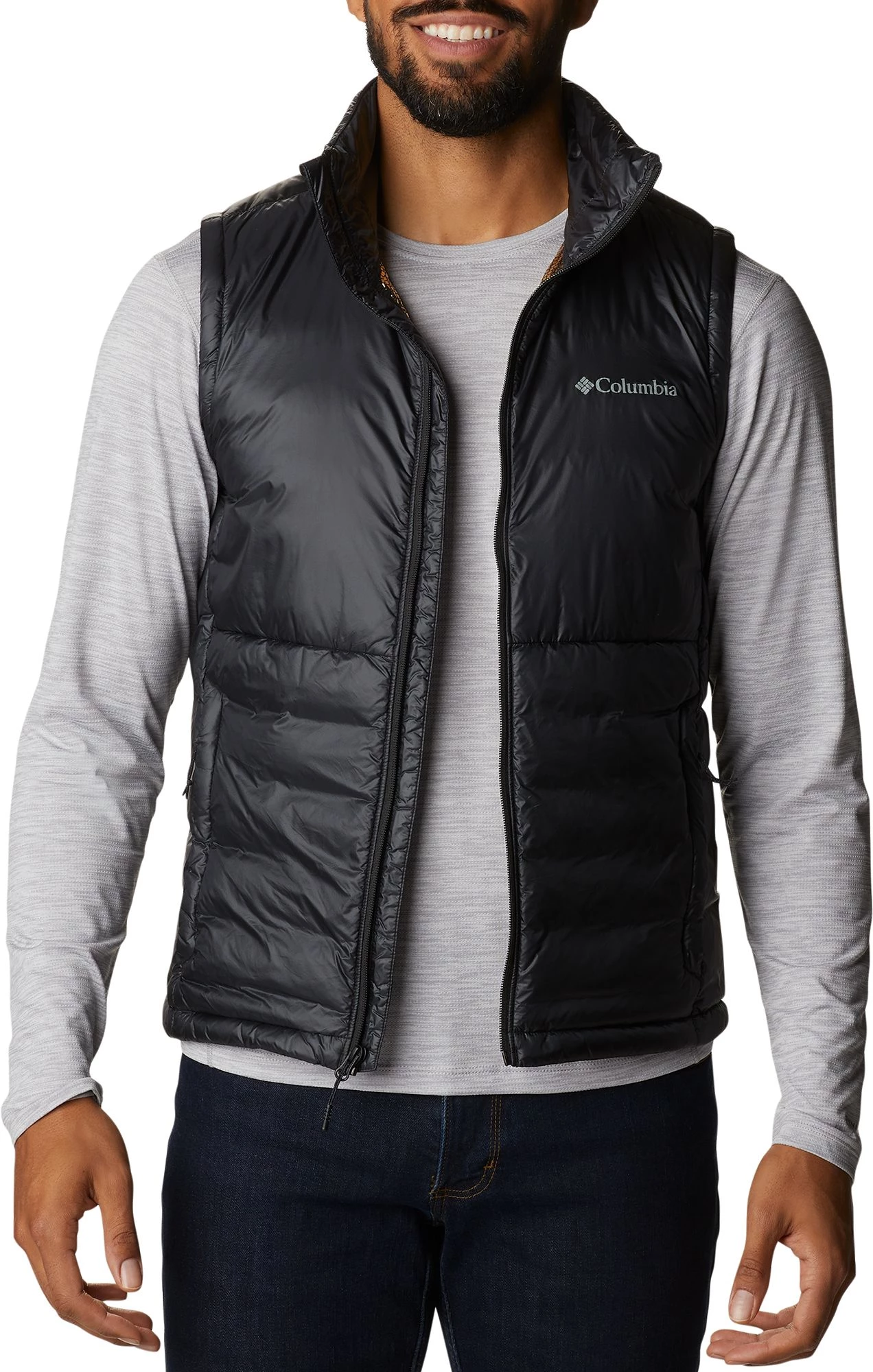 Columbia Men's Infinity Summit Double Wall Down Vest Black 3 Columbia Men's Infinity Summit Double Wall Down Vest Black - Image 2