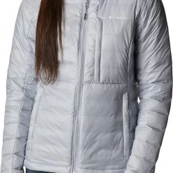 Columbia Women's Infinity Summit Double Wall Down Hooded Jacket Plum