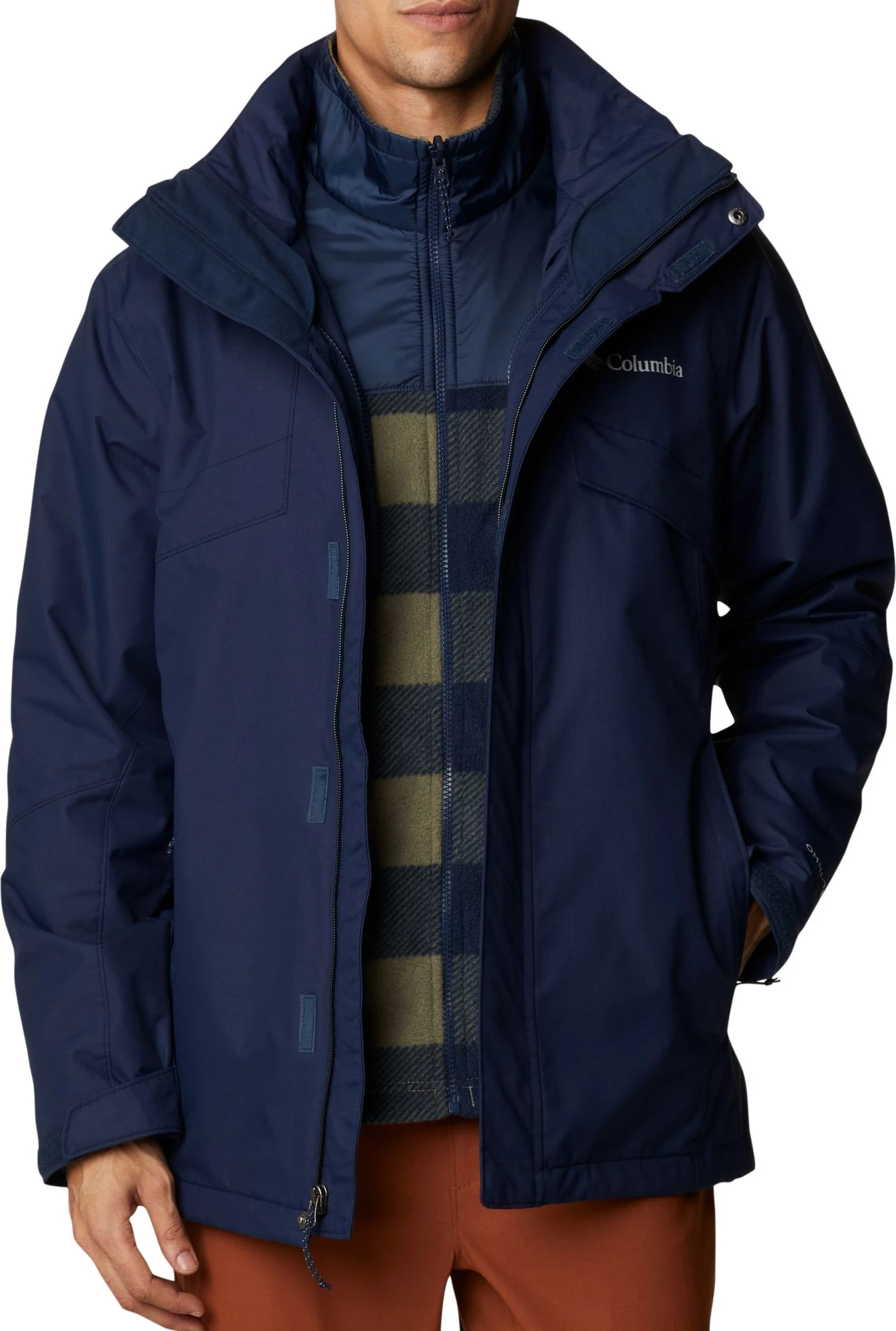 Columbia Men's Bugaboo II Fleece Interchangeable Jacket (Regular And Big & Tall) Collegiate Navy 3 Columbia Men's Bugaboo II Fleece Interchangeable Jacket (Regular And Big & Tall) Collegiate Navy