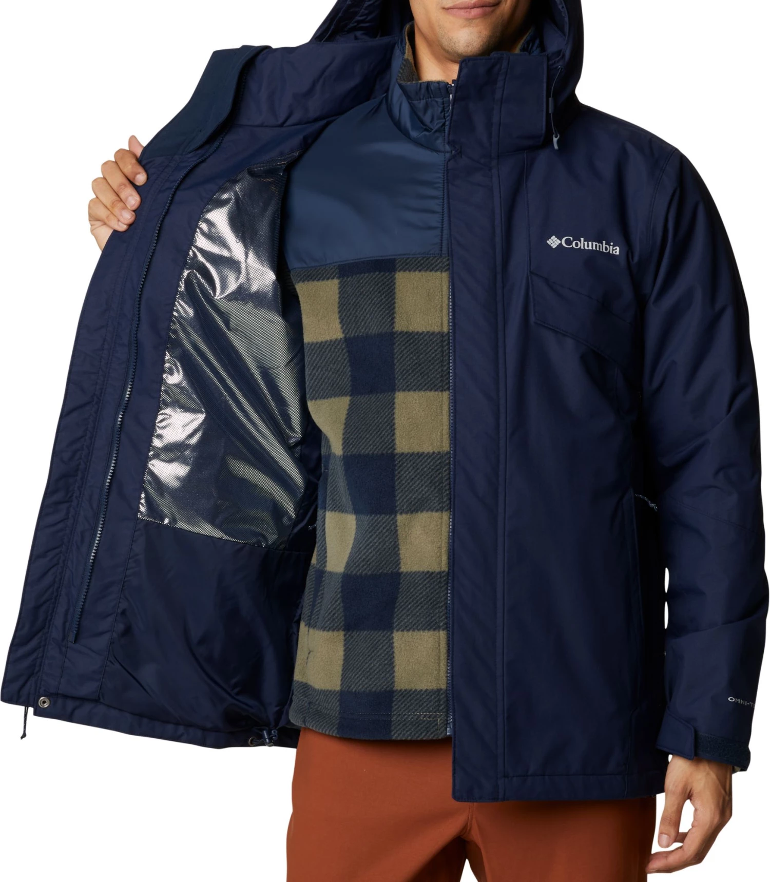 Columbia Men's Bugaboo II Fleece Interchangeable Jacket (Regular And Big & Tall) Collegiate Navy 7 Columbia Men's Bugaboo II Fleece Interchangeable Jacket (Regular And Big & Tall) Collegiate Navy - Image 5