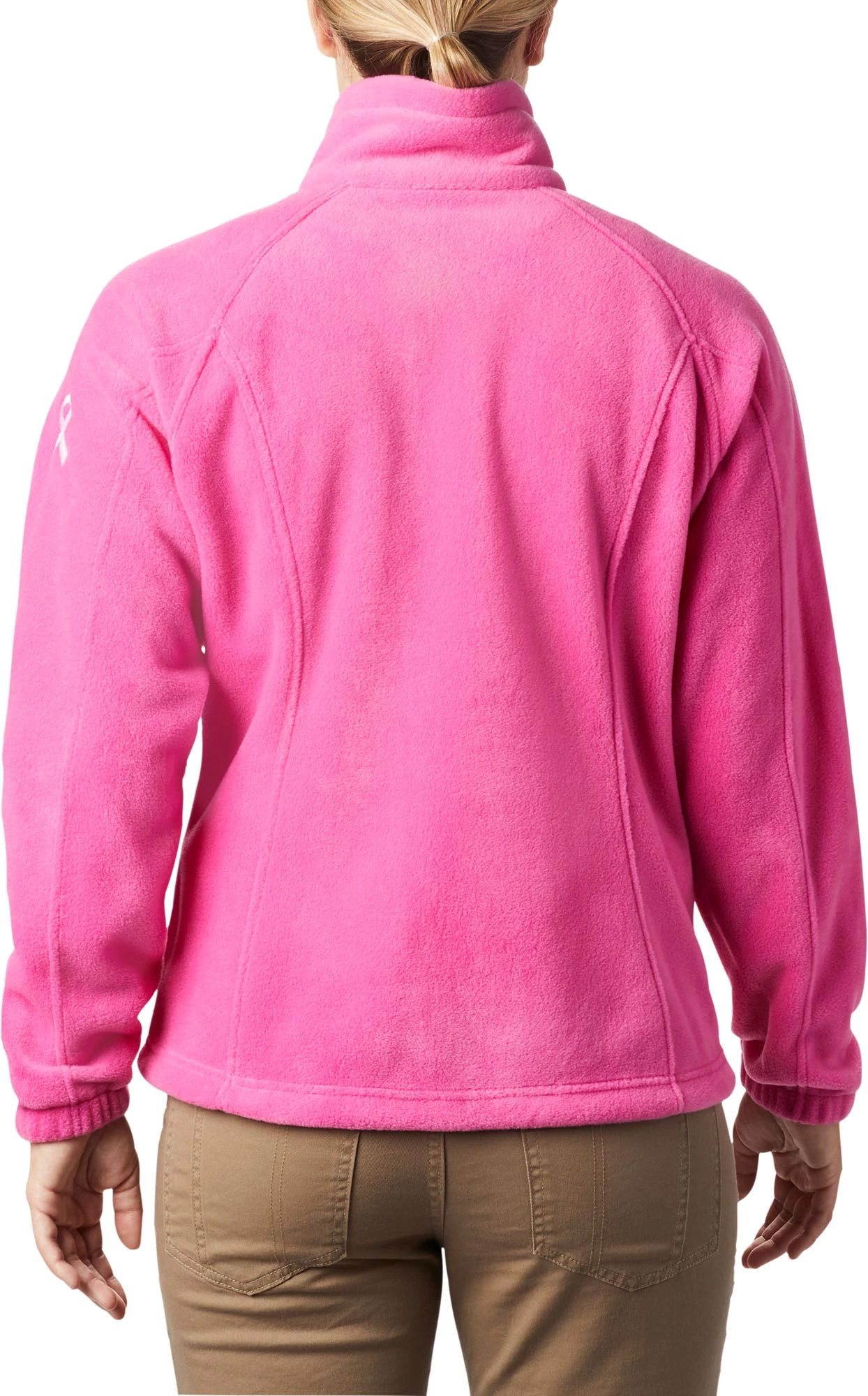 Columbia Women's Tested Tough In Pink Benton Springs Full Zip Jacket Pink Ice 4 Columbia Women's Tested Tough In Pink Benton Springs Full Zip Jacket Pink Ice - Image 2