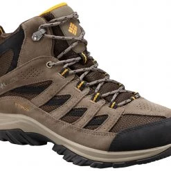 Columbia Men's Crestwood Mid Waterproof Hiking Boots Cordovan/squash