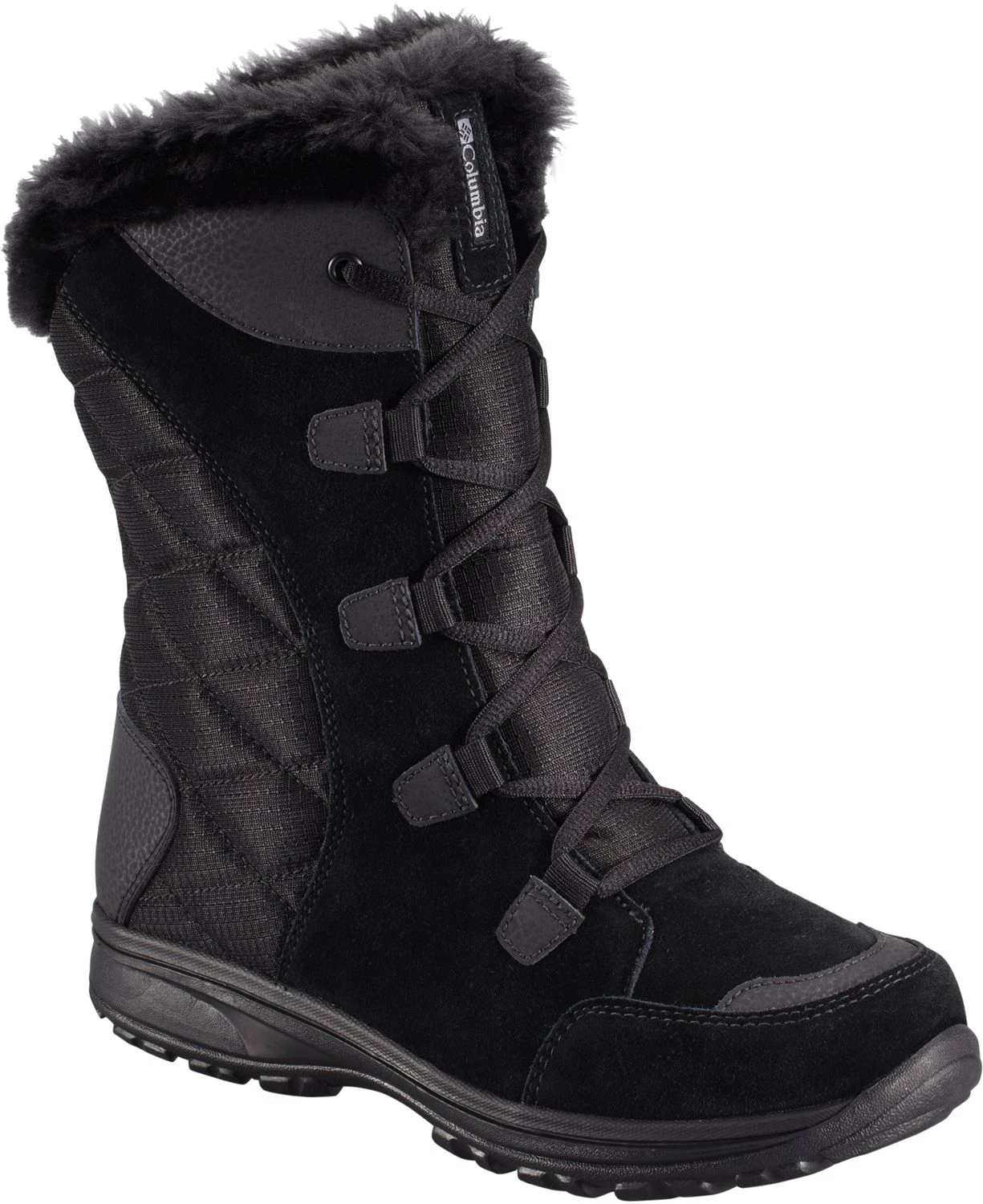 Columbia Women's Ice Maiden II Waterproof Winter Boots Black/columbia Grey 3 Columbia Women's Ice Maiden II Waterproof Winter Boots Black/columbia Grey