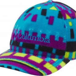 Columbia Men's Fleece Ball Cap White Print/lapis Blue