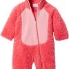 Columbia Infant Sherpa Bunting For Girls' Brght Geranium/pnk Orchid
